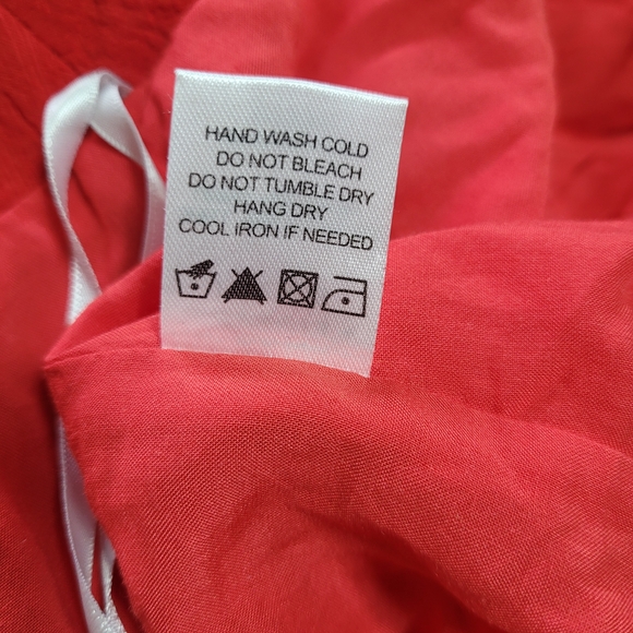 Revolve Lovers + Friends Brooke Cherry Red Ruched Slit Midi Skirt Small - Picture 10 of 10